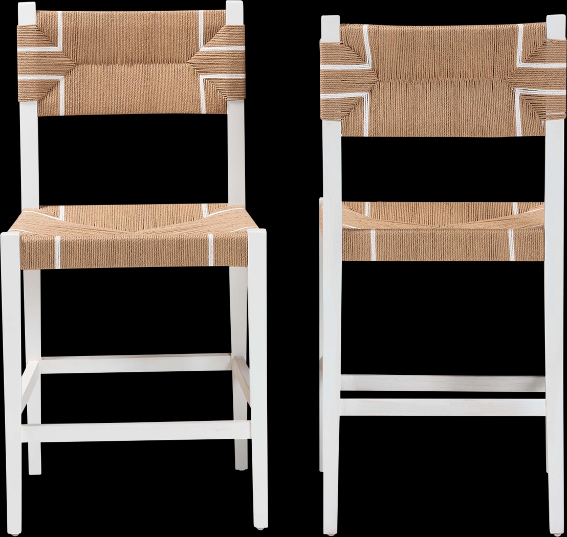 Disston Brown Counter Stool, Set of 2 - Thumbnail - Image 4