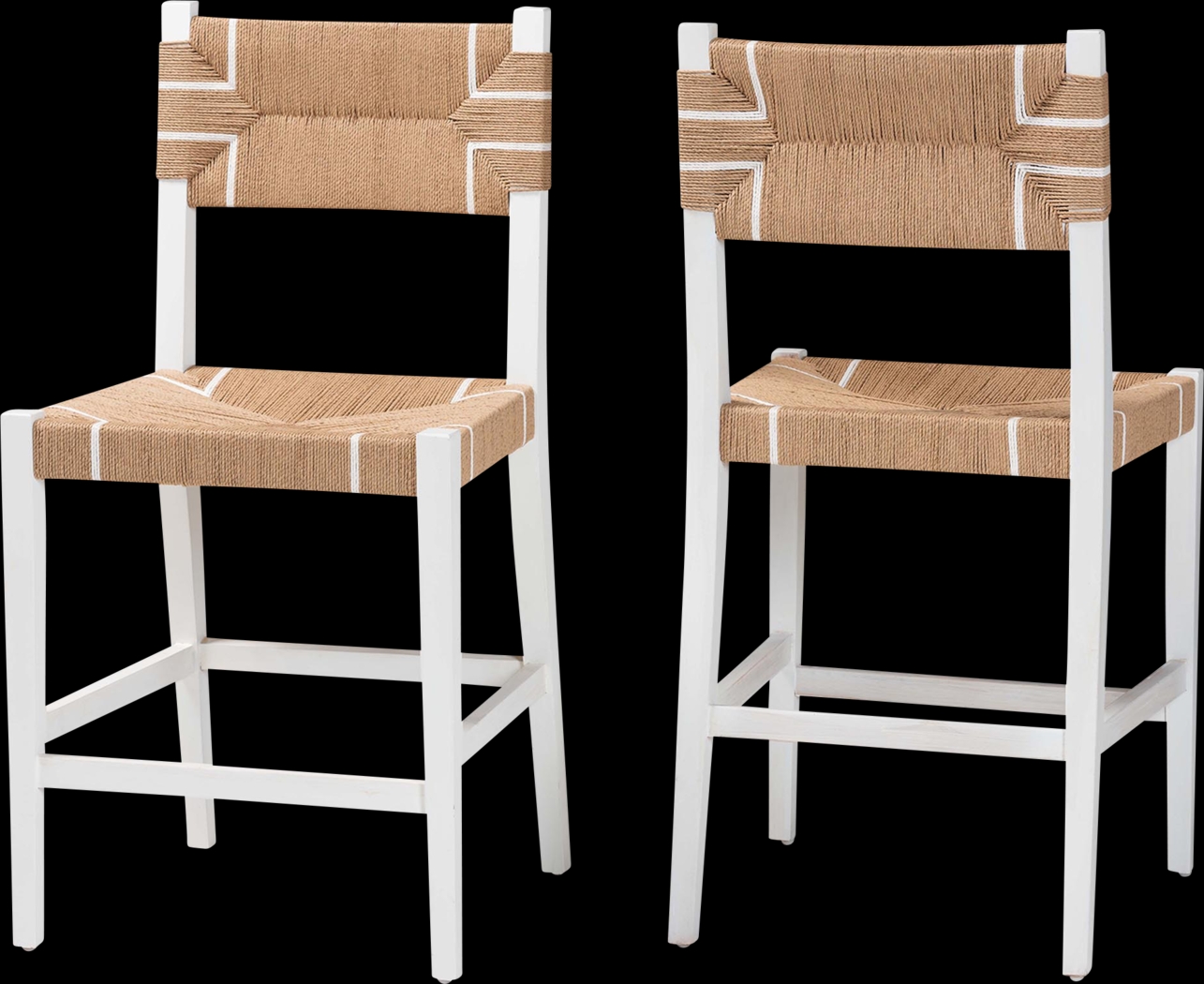 Disston Brown Counter Stool, Set of 2 - Thumbnail - Image 1