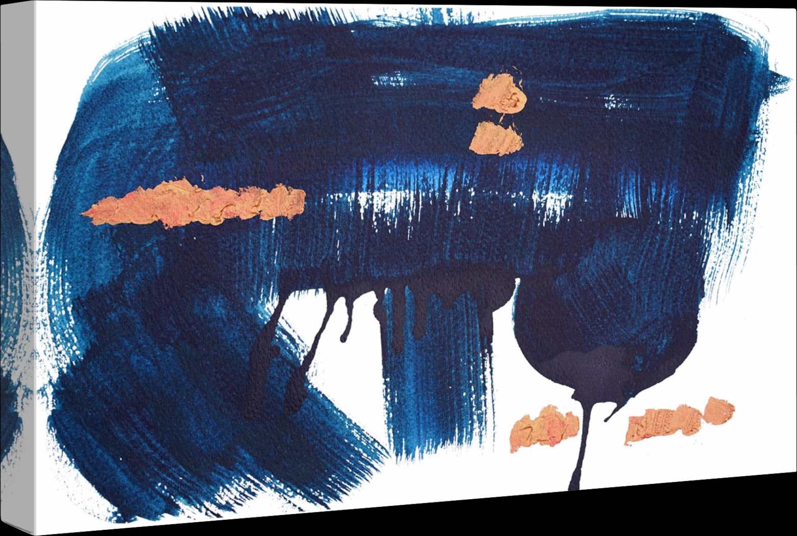 Distant Thought Blue Artwork - Thumbnail - Image 2