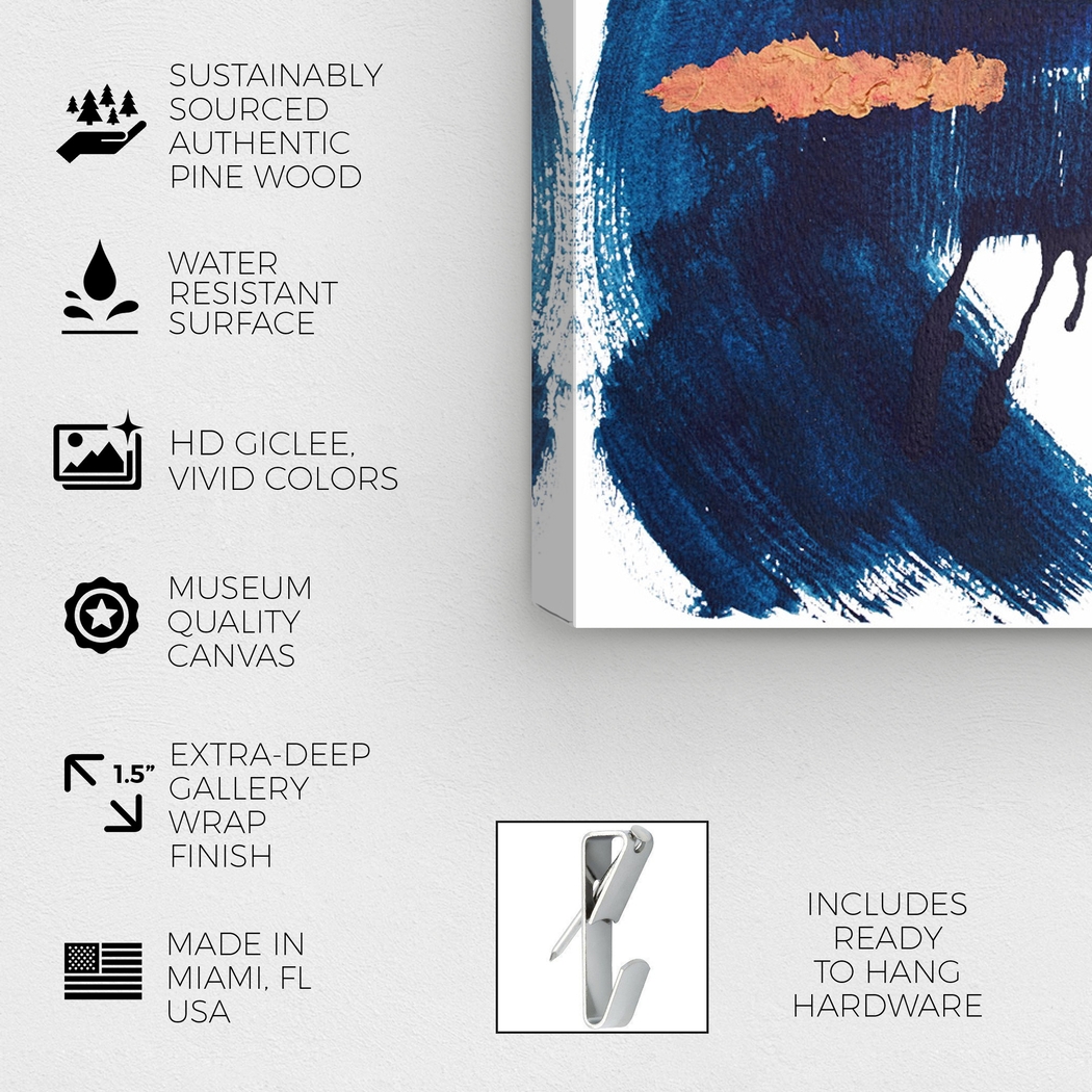 Distant Thought Blue Artwork - Thumbnail - Image 3