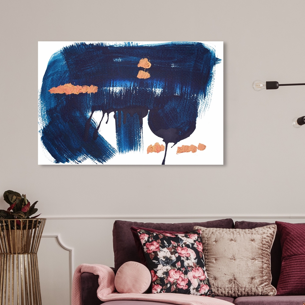 Distant Thought Blue Artwork - Thumbnail - Image 4