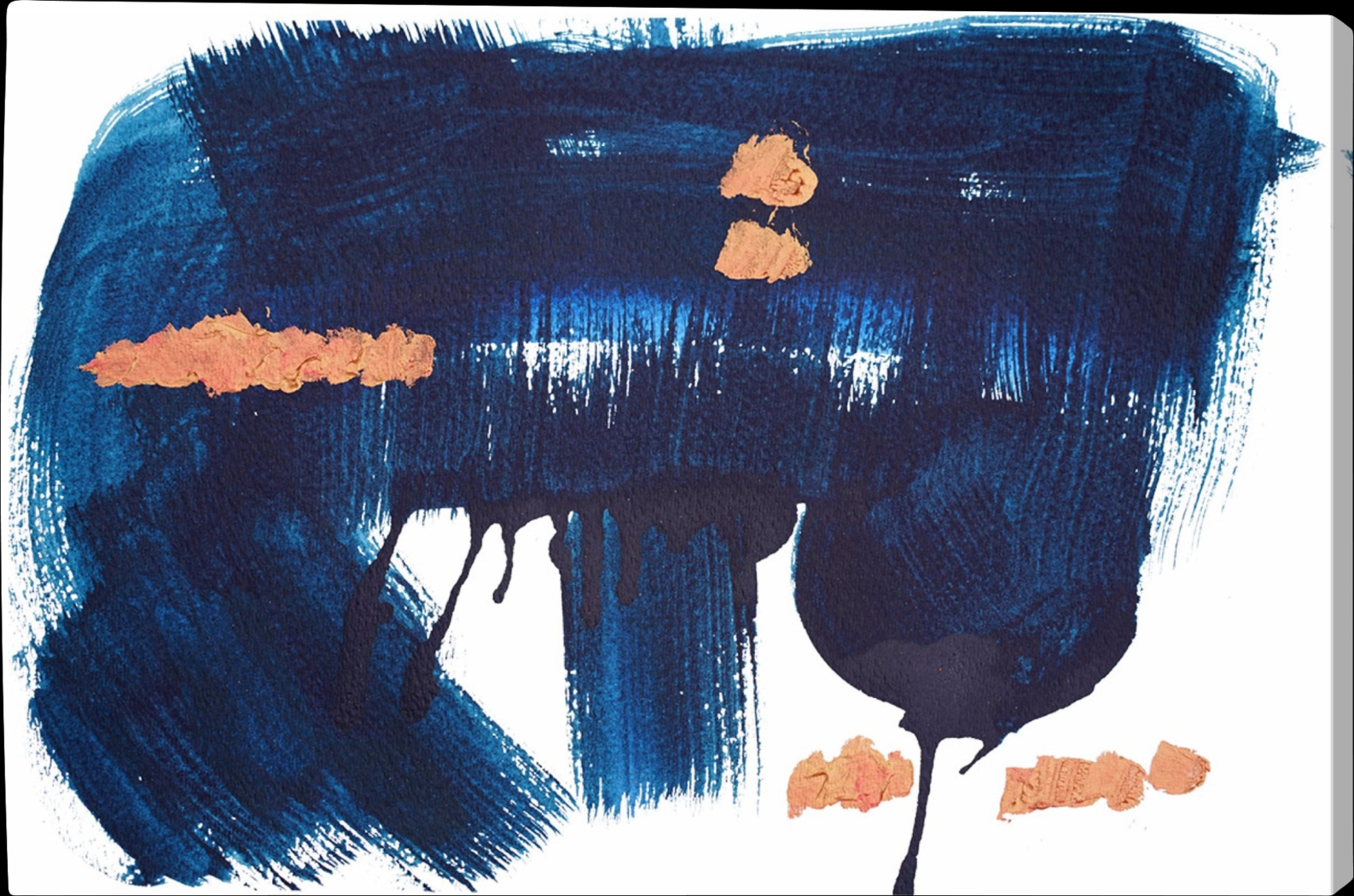 Distant Thought Blue Artwork - Thumbnail - Image 1