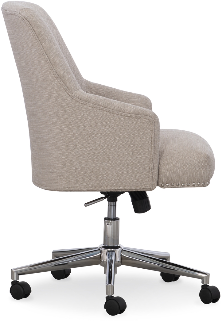 Ditchford Linen Office Chair - Thumbnail - Image 4