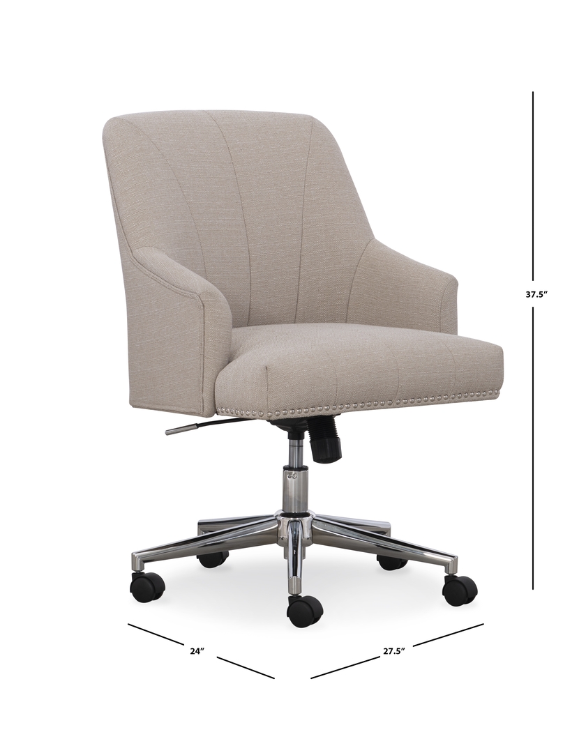 Ditchford Linen Office Chair - Thumbnail - Image 7