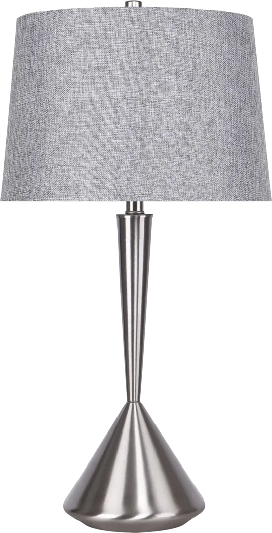 Diva Silver Table Lamp - Thumbnail - Image 1