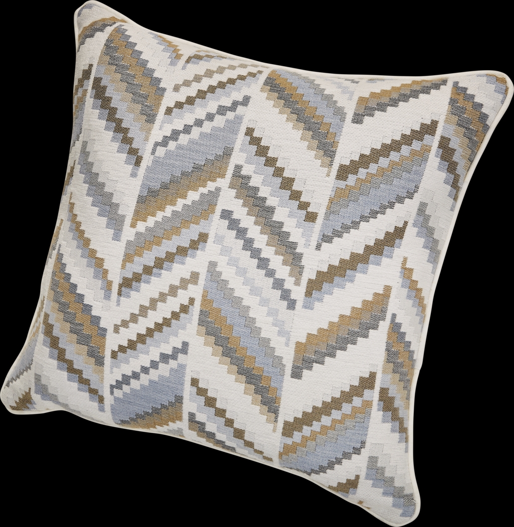 Diver Spa Blue Indoor/Outdoor Accent Pillow, Set of Two - Thumbnail - Image 3