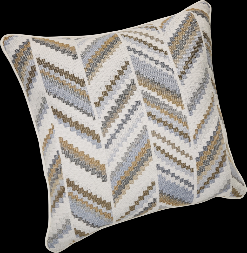 Diver Spa Blue Indoor/Outdoor Accent Pillow, Set of Two - Thumbnail - Image 4