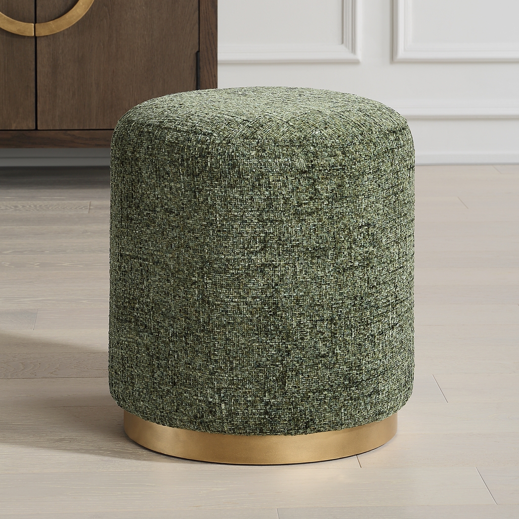 Divin Green Ottoman - Thumbnail - Image 2