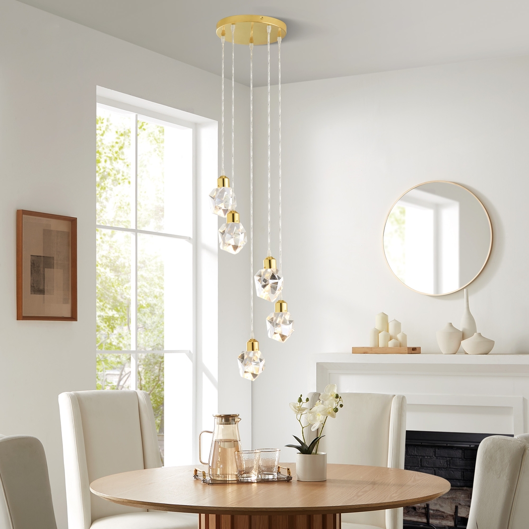 Divot Summit Gold Chandelier - Thumbnail - Image 2