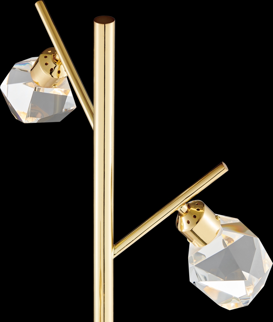 Divot Summit Gold Floor Lamp - Thumbnail - Image 3