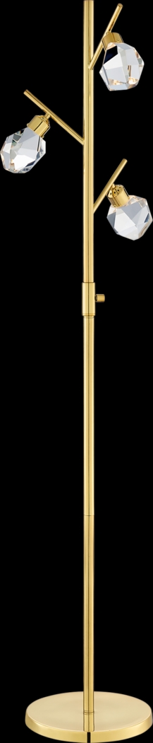 Divot Summit Gold Floor Lamp - Thumbnail - Image 1