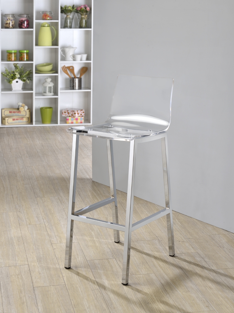 Dixato Chrome Bar Stool, Set of 2 - Thumbnail - Image 5