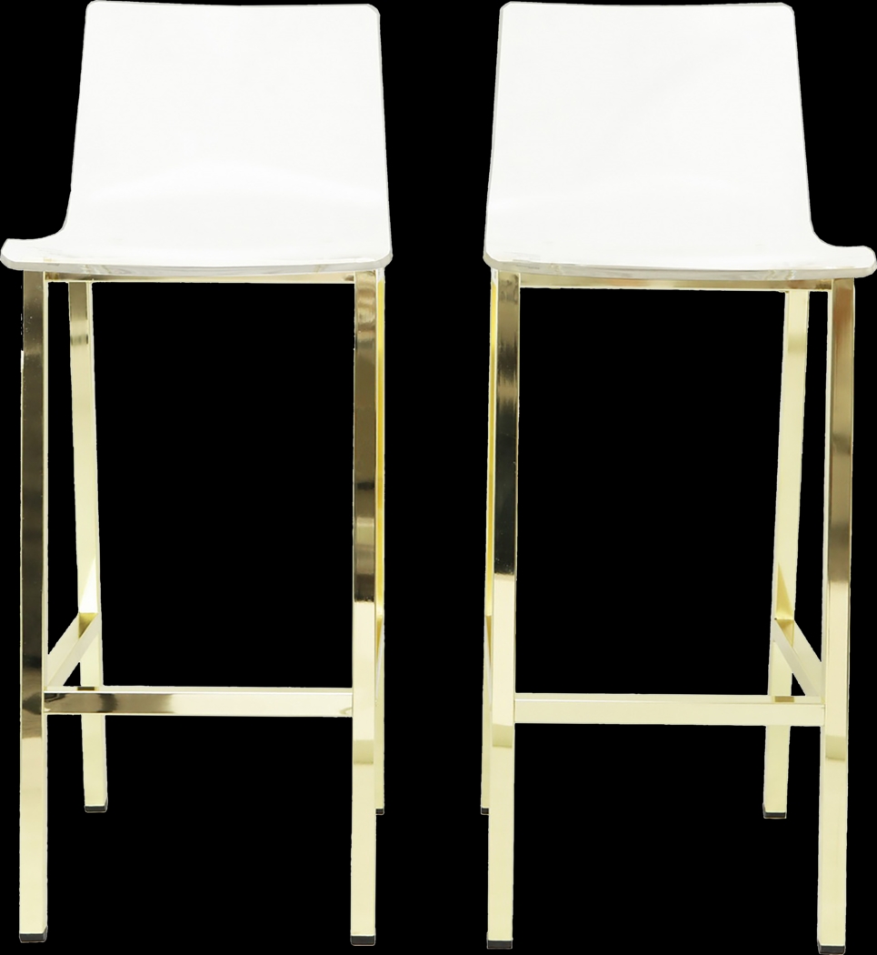 Dixato Gold Bar Stool, Set of 2 - Thumbnail - Image 5