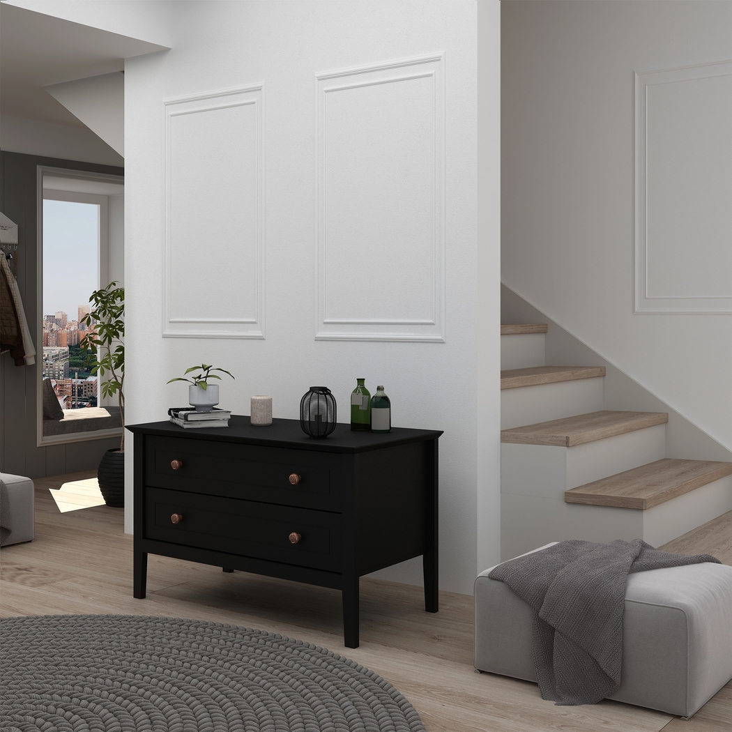 Dixy Black Nightstand - Thumbnail - Image 2