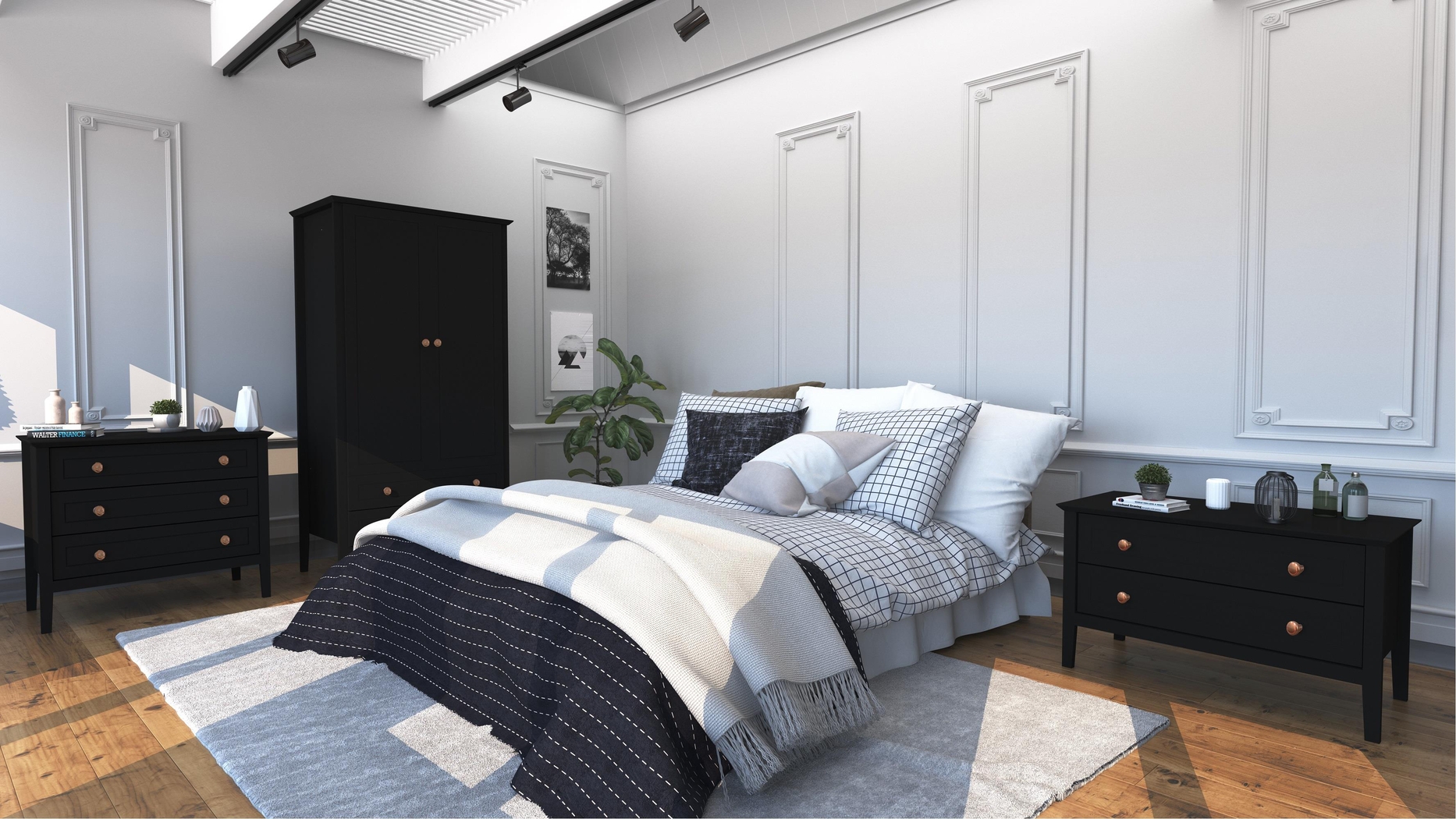 Dixy Black Nightstand - Thumbnail - Image 3