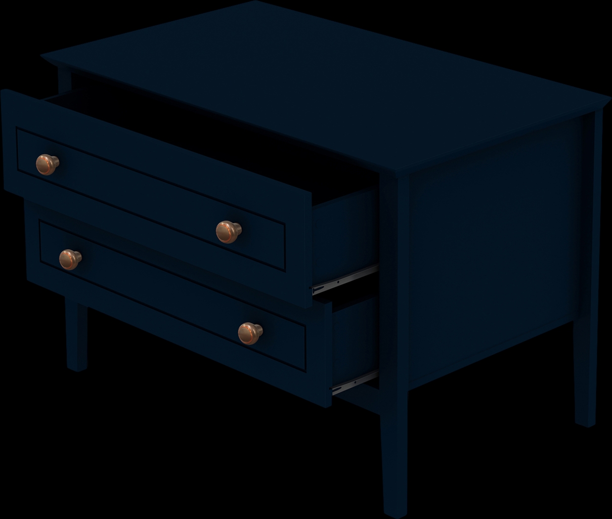 Dixy Midnight Blue Nightstand - Thumbnail - Image 3