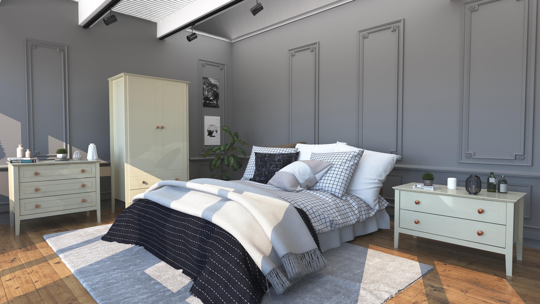 Dixy Off-White Nightstand - Thumbnail - Image 3