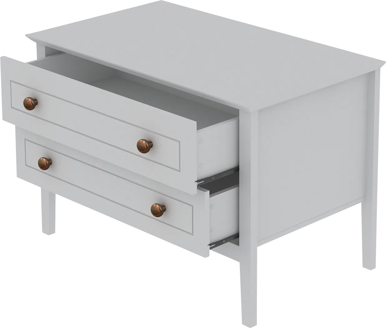 Dixy White Nightstand - Thumbnail - Image 4
