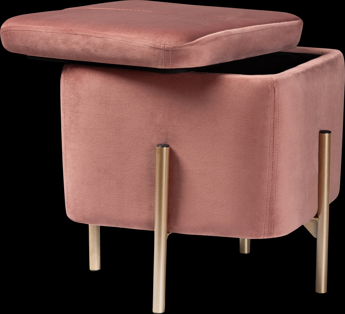 Dobell Pink Ottoman - Thumbnail - Image 2