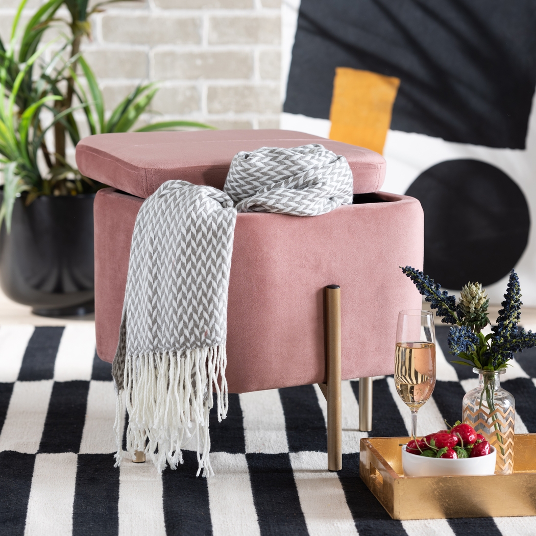 Dobell Pink Ottoman - Thumbnail - Image 7