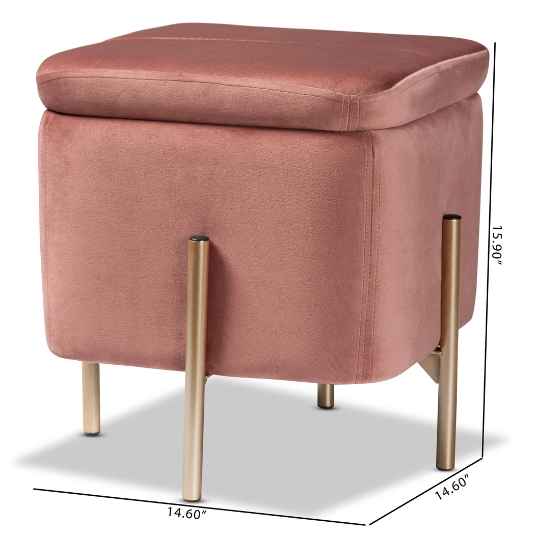Dobell Pink Ottoman - Thumbnail - Image 8