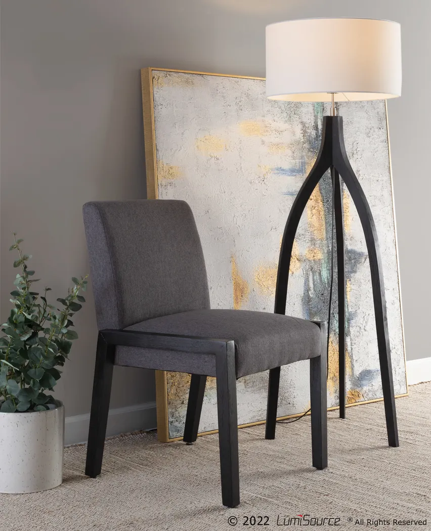 Dobester I Gray Side Chair, Set of 2 - Thumbnail - Image 7