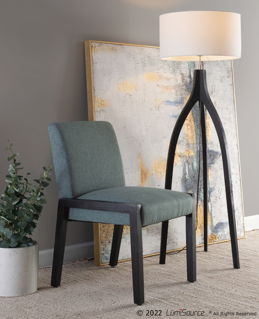 Dobester I Light Teal Side Chair, Set of 2 - Thumbnail - Image 8