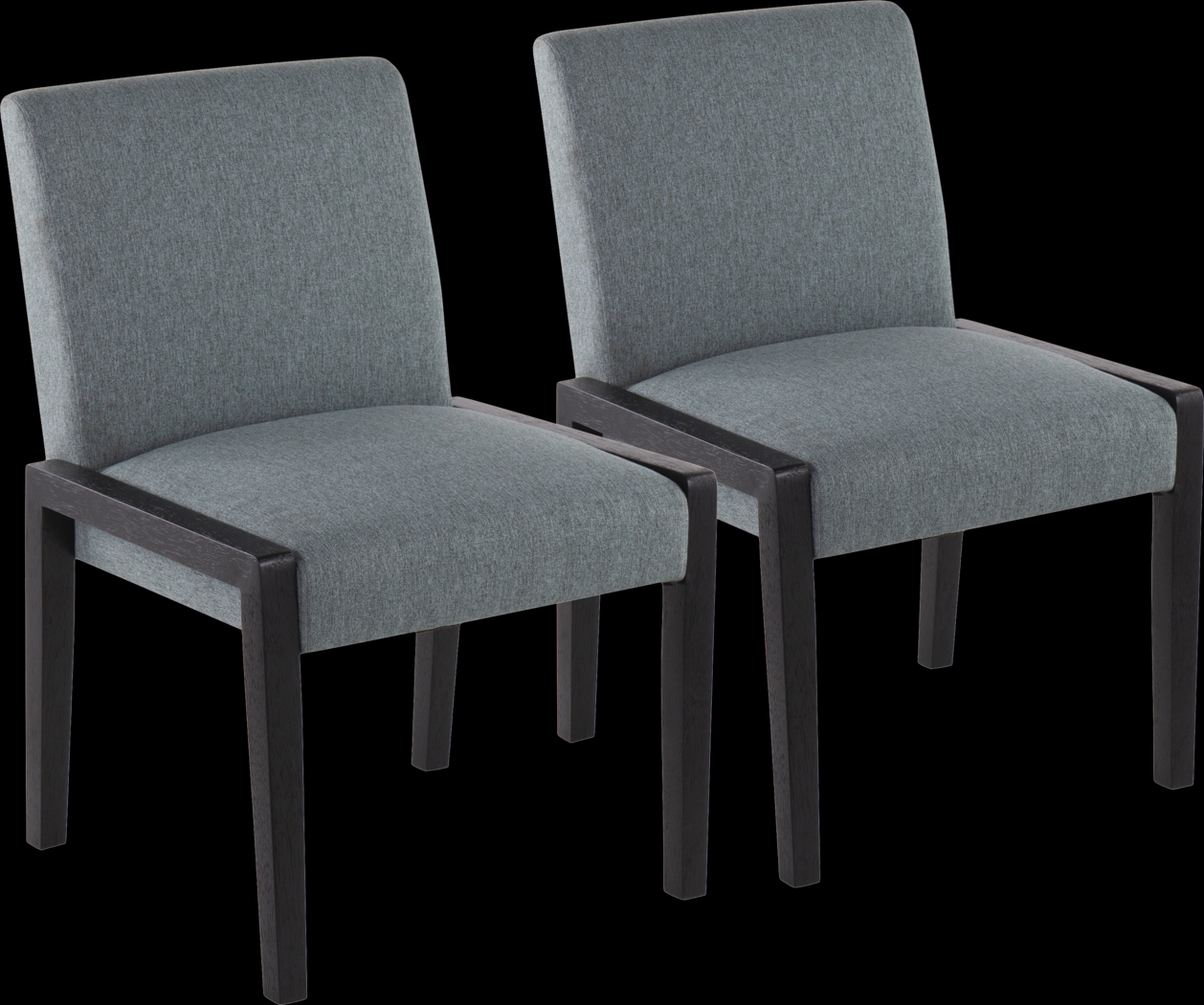 Dobester I Light Teal Side Chair, Set of 2 - Thumbnail - Image 1