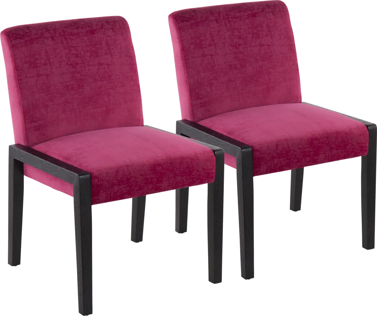 Dobester I Pink Side Chair, Set of 2 - Thumbnail - Image 1