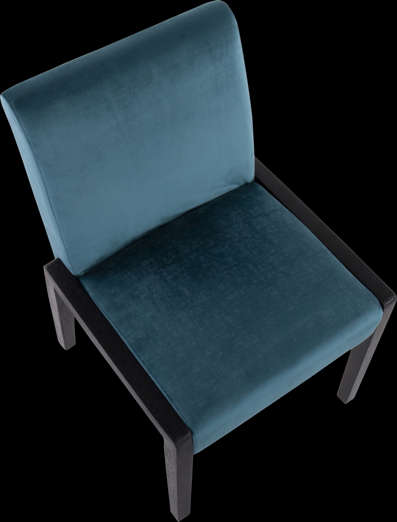 Dobester I Teal Side Chair, Set of 2 - Thumbnail - Image 3