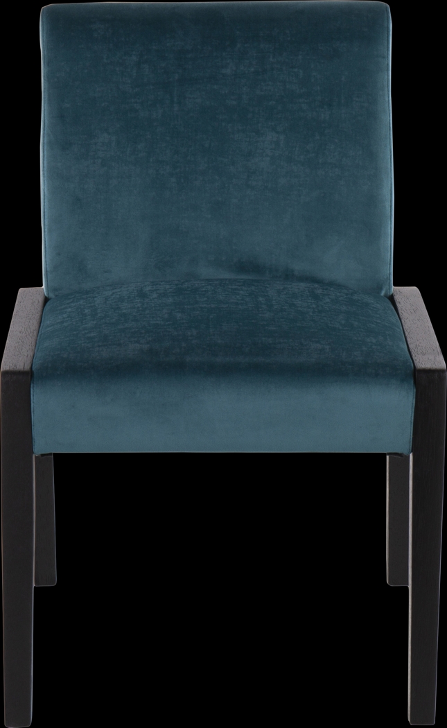 Dobester I Teal Side Chair, Set of 2 - Thumbnail - Image 4