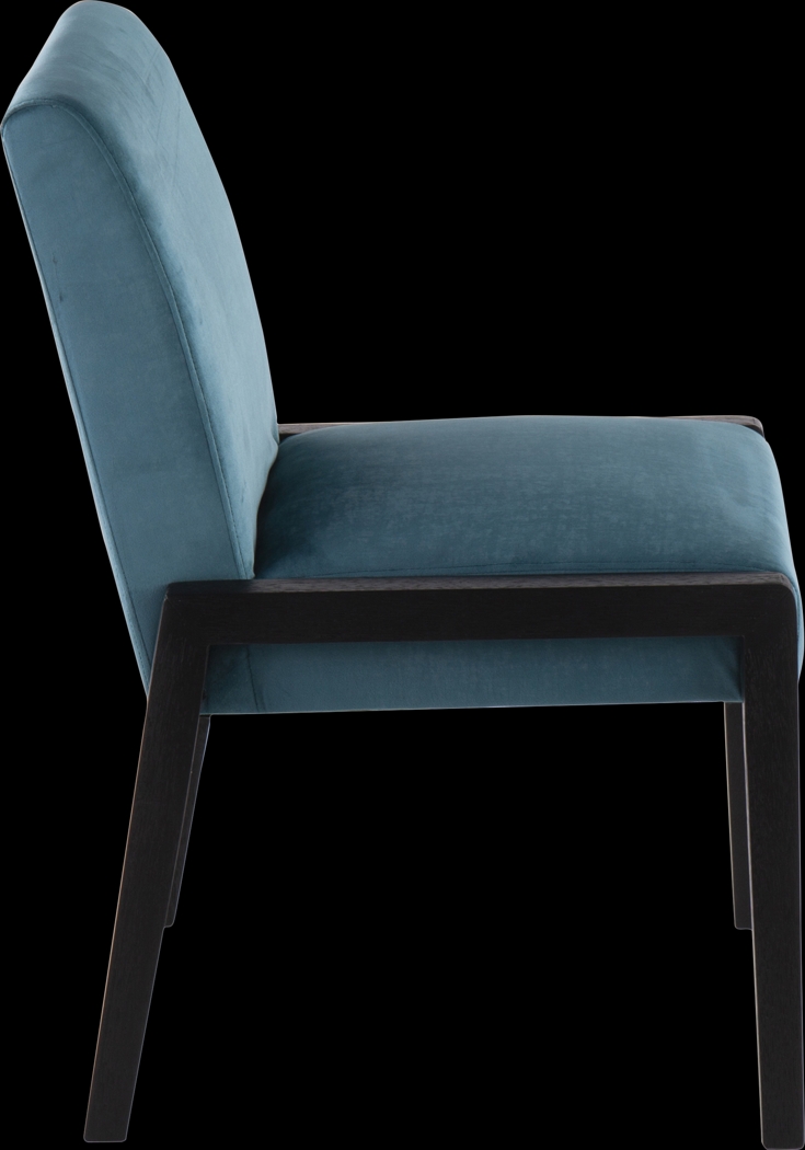 Dobester I Teal Side Chair, Set of 2 - Thumbnail - Image 5
