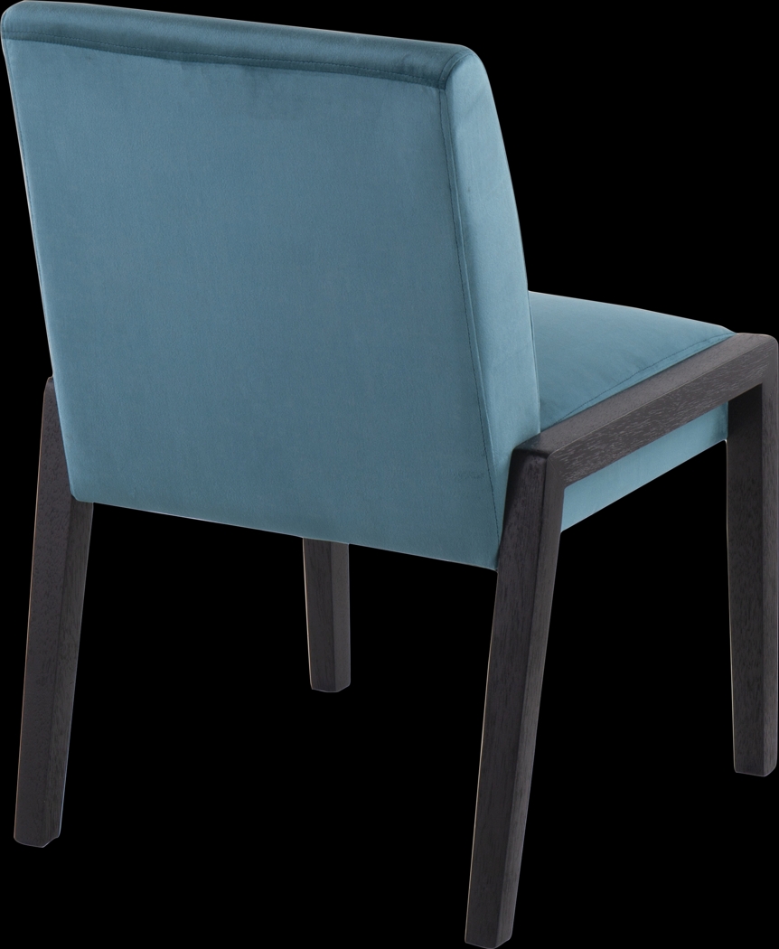 Dobester I Teal Side Chair, Set of 2 - Thumbnail - Image 6