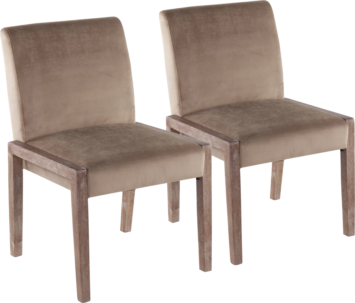 Dobester II Brown Side Chair, Set of 2 - Thumbnail - Image 1