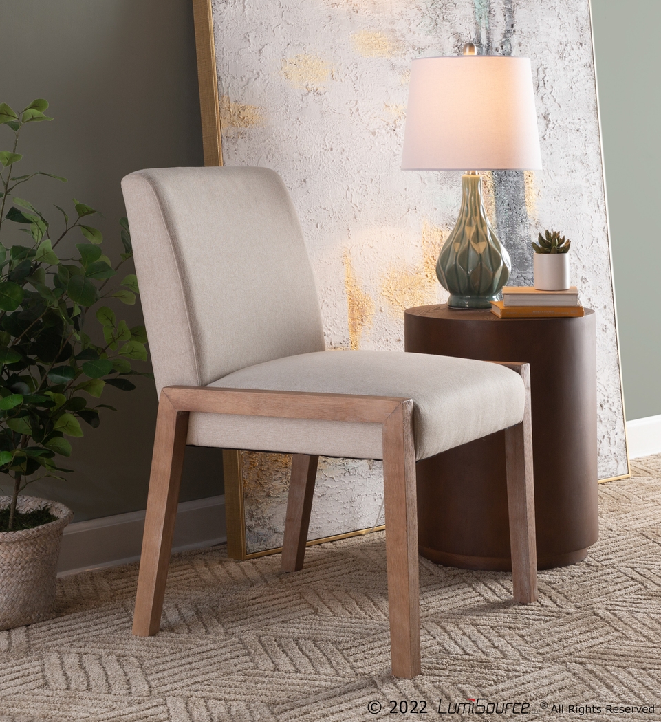 Dobester II Cream Side Chair, Set of 2 - Thumbnail - Image 7