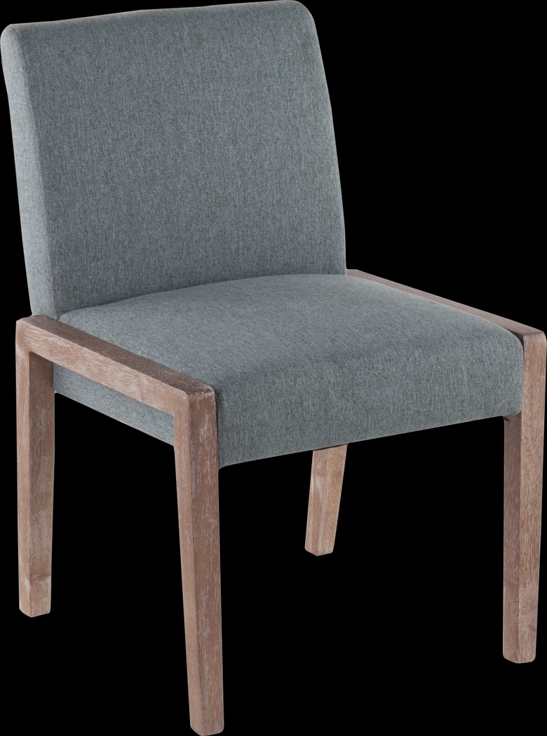 Dobester II Light Teal Side Chair, Set of 2 - Thumbnail - Image 2