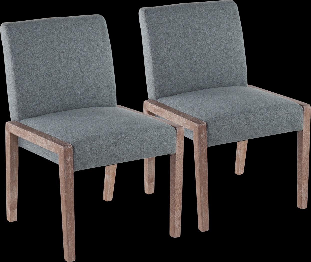 Dobester II Light Teal Side Chair, Set of 2 - Thumbnail - Image 1