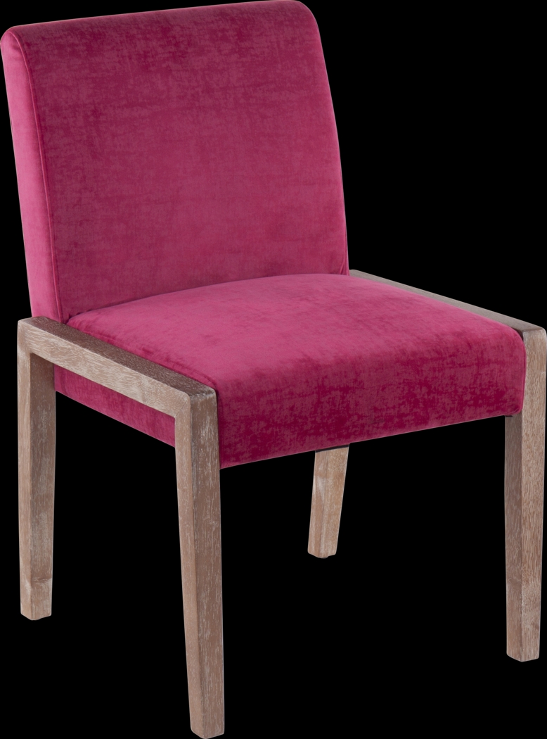 Dobester II Pink Side Chair, Set of 2 - Thumbnail - Image 3
