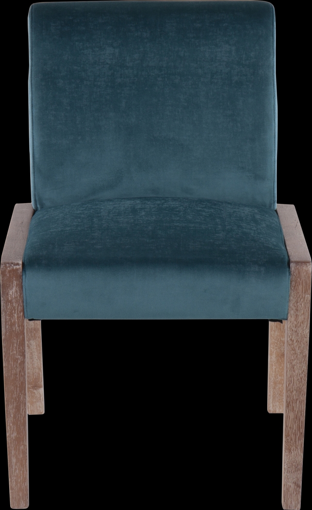 Dobester II Teal Side Chair, Set of 2 - Thumbnail - Image 5