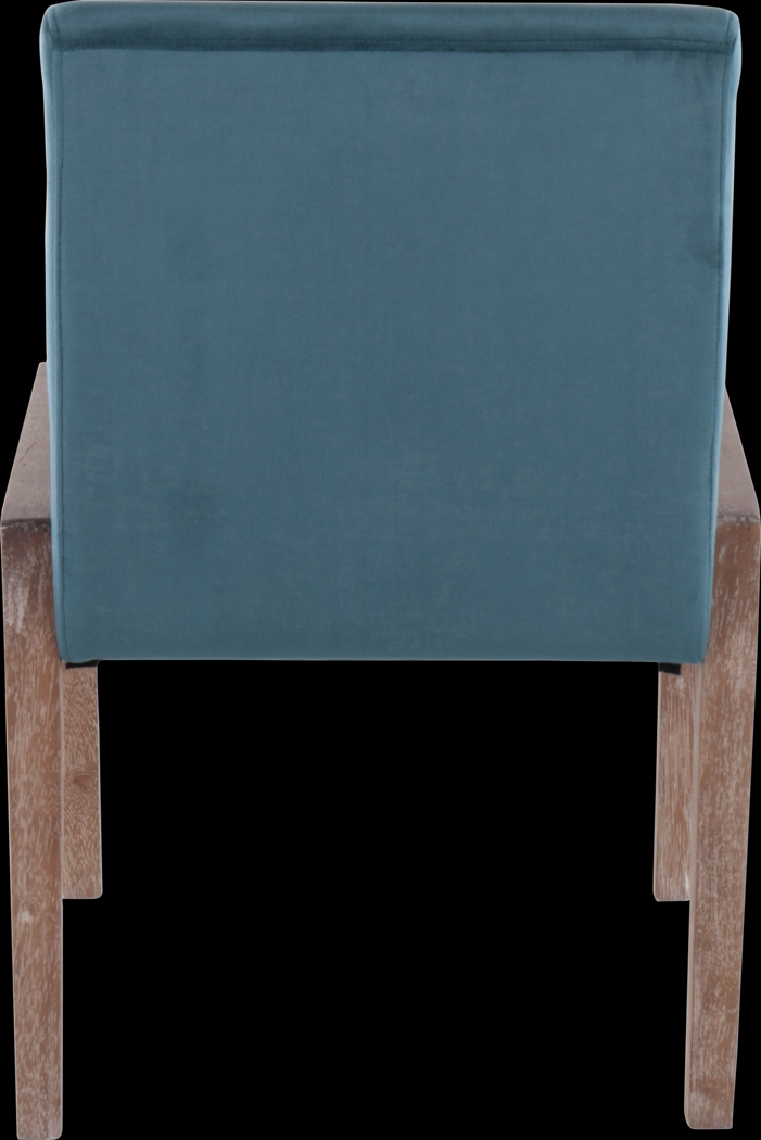 Dobester II Teal Side Chair, Set of 2 - Thumbnail - Image 8