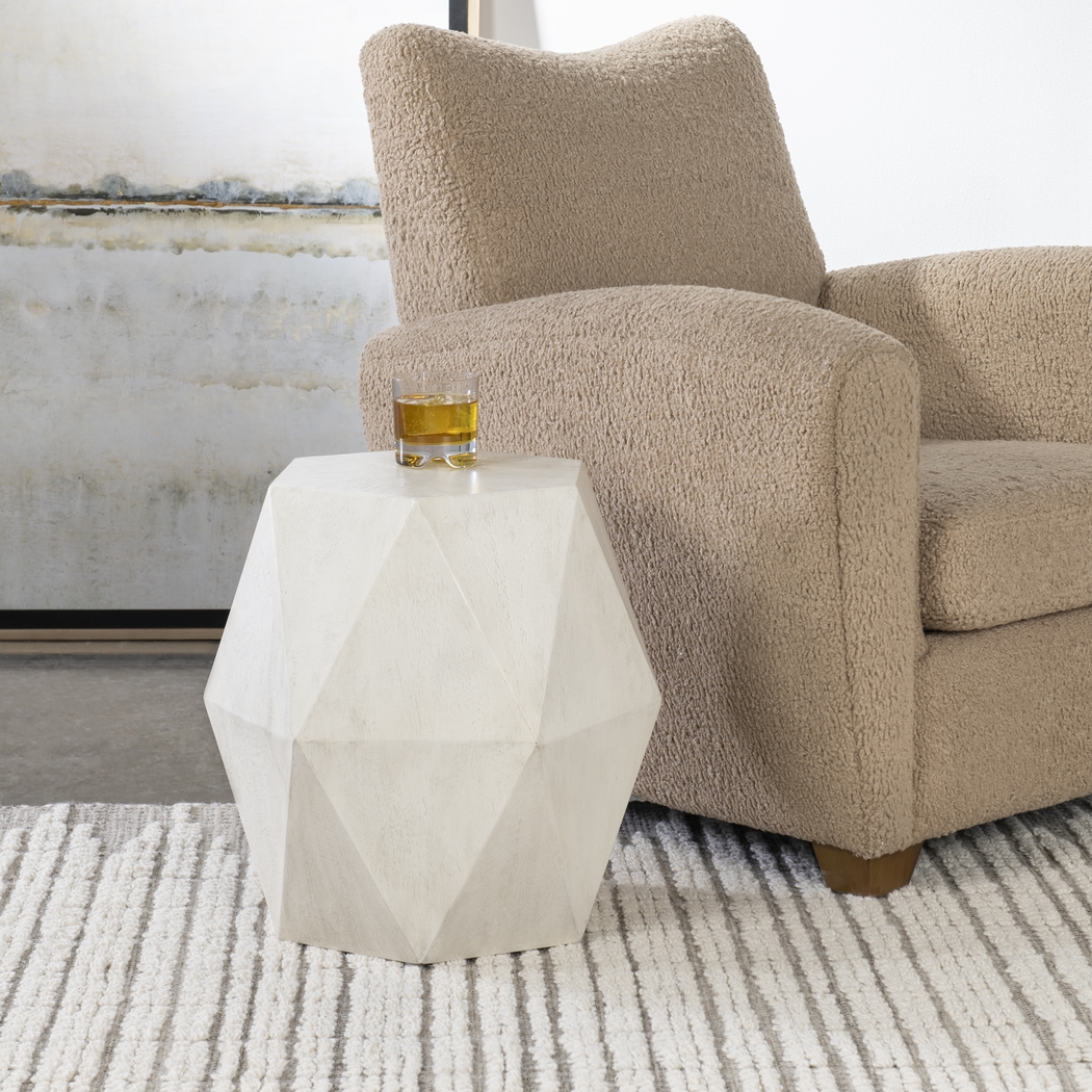 Dodt White Accent Table - Thumbnail - Image 2