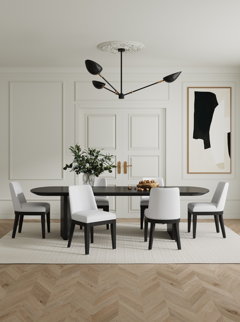 Doescher Cream Dining Chair, Set of 2 - Thumbnail - Image 2