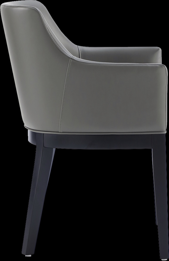 Doescher Gray Arm Chair - Thumbnail - Image 4
