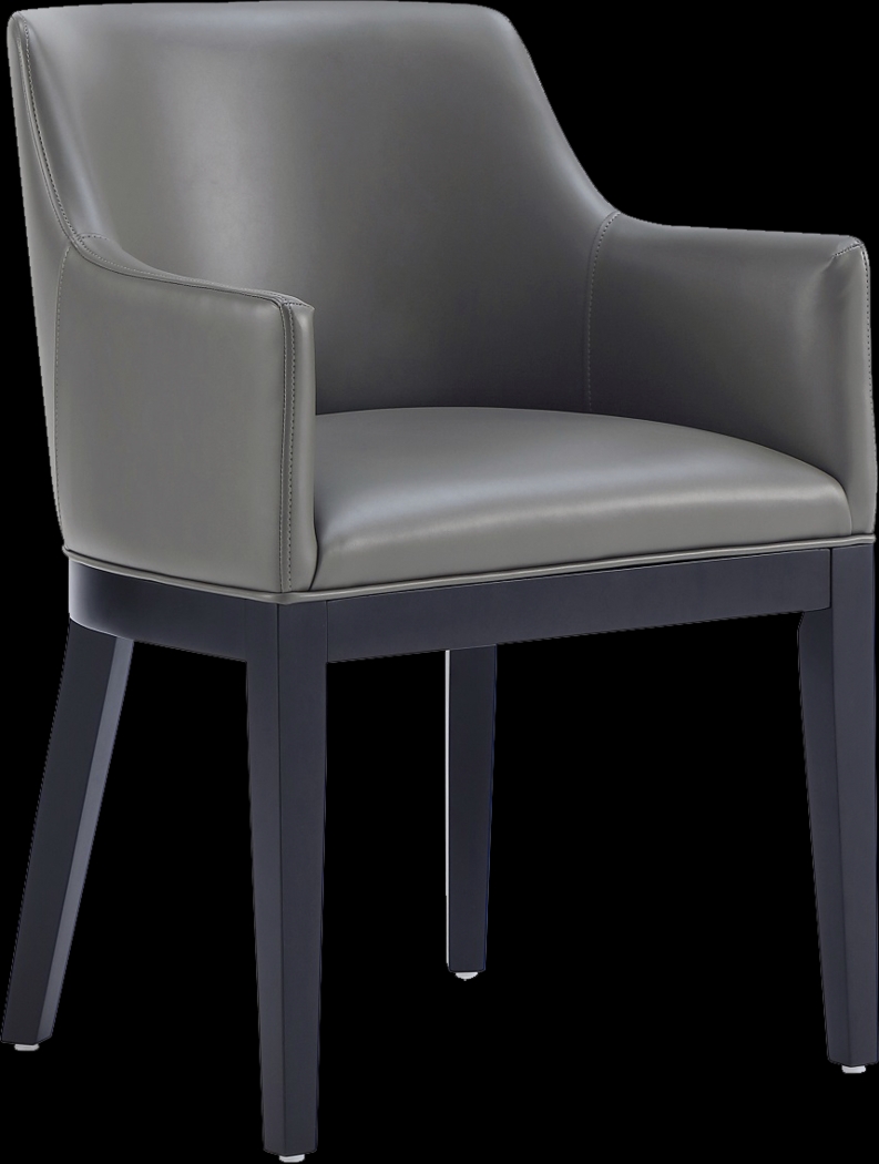 Doescher Gray Arm Chair - Thumbnail - Image 1