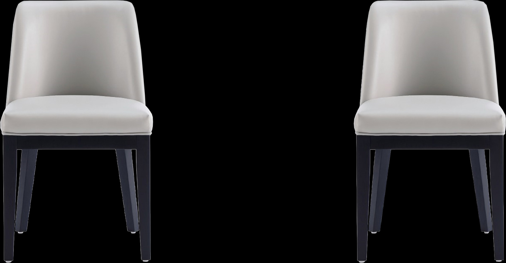 Doescher Light Gray Dining Chair, Set of 2 - Thumbnail - Image 1