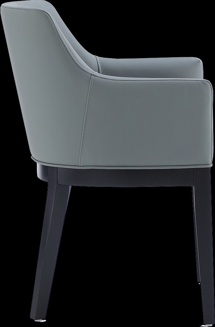 Doescher Pewter Arm Chair - Thumbnail - Image 4