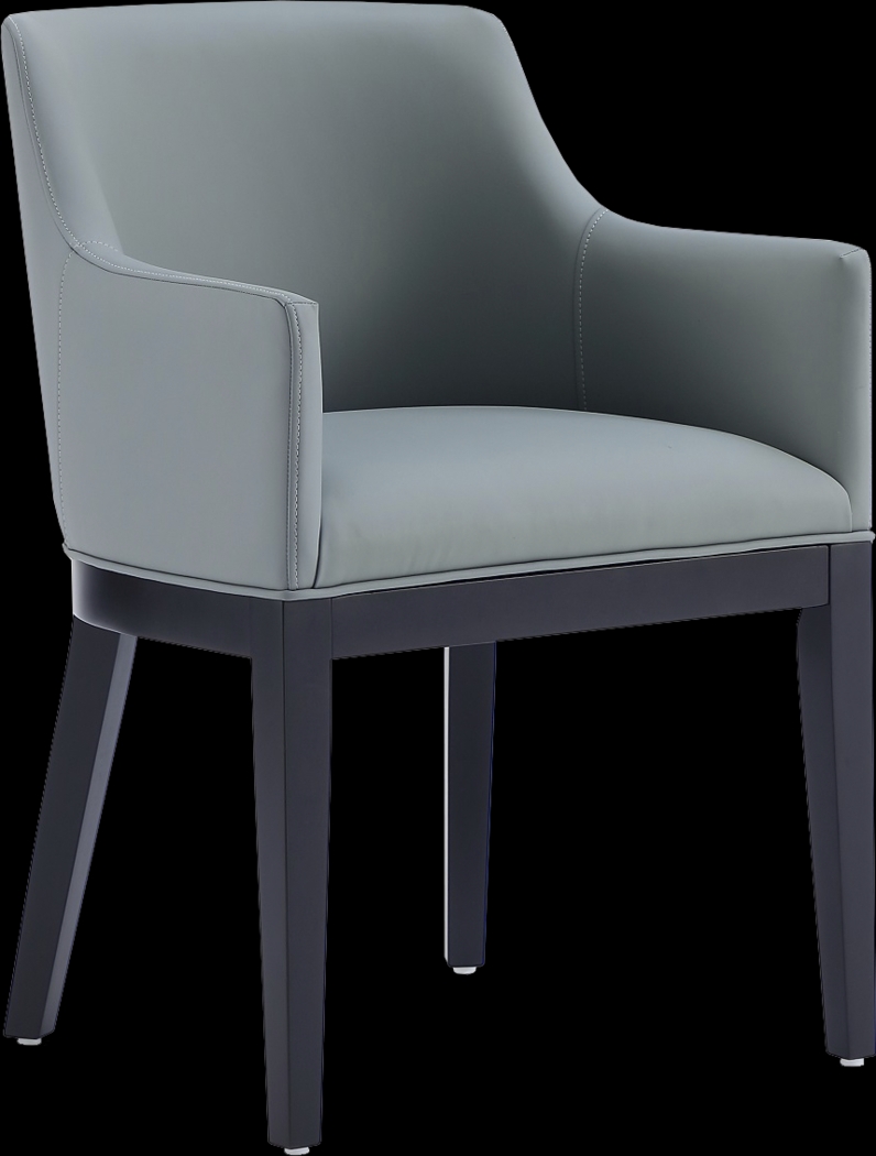 Doescher Pewter Arm Chair - Thumbnail - Image 1
