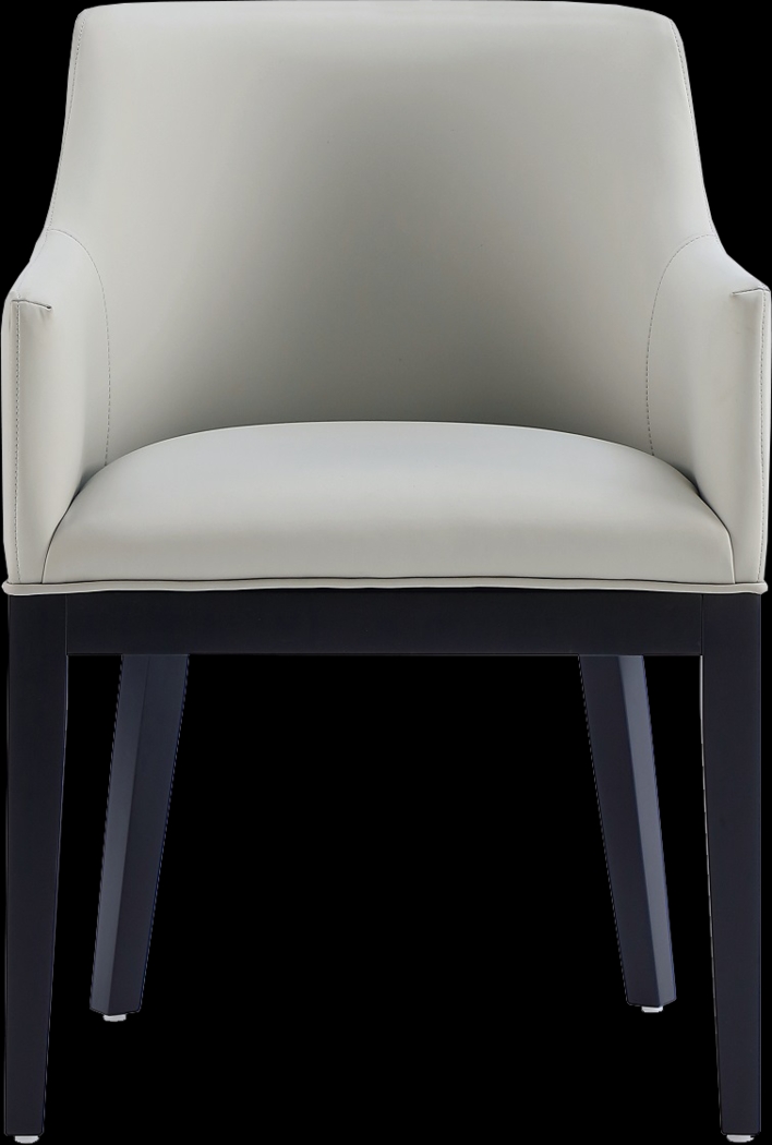 Doescher Stone Gray Arm Chair - Thumbnail - Image 3