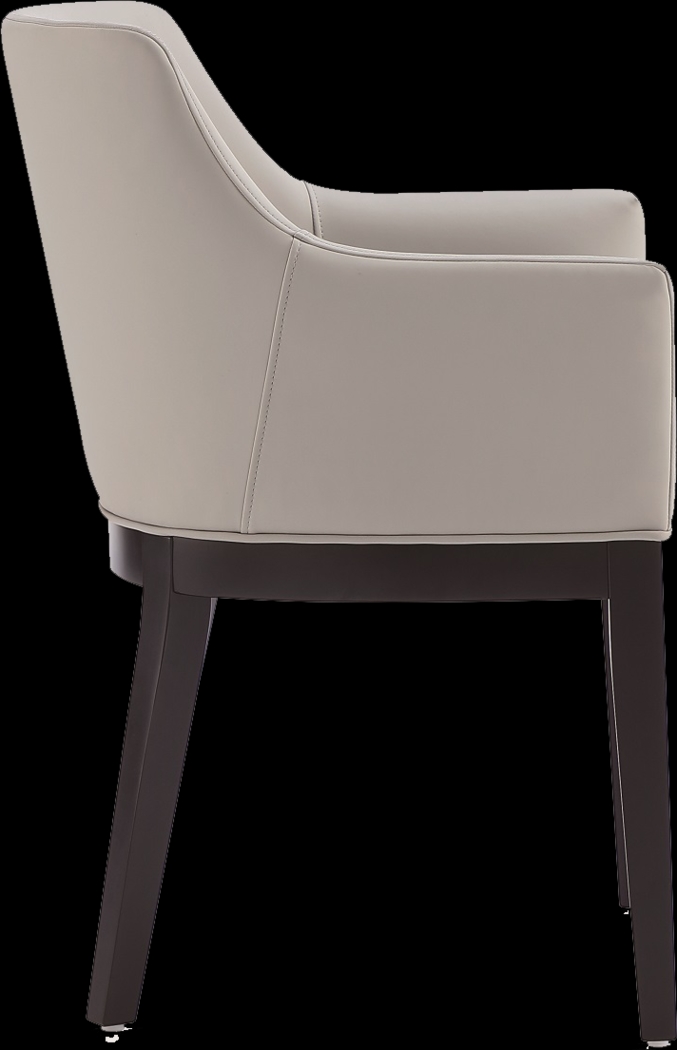 Doescher Stone Gray Arm Chair - Thumbnail - Image 4