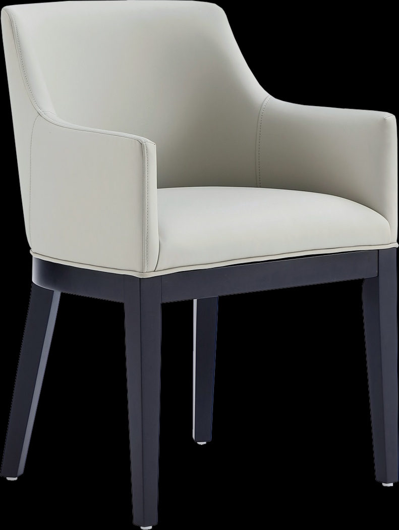 Doescher Stone Gray Arm Chair - Thumbnail - Image 1